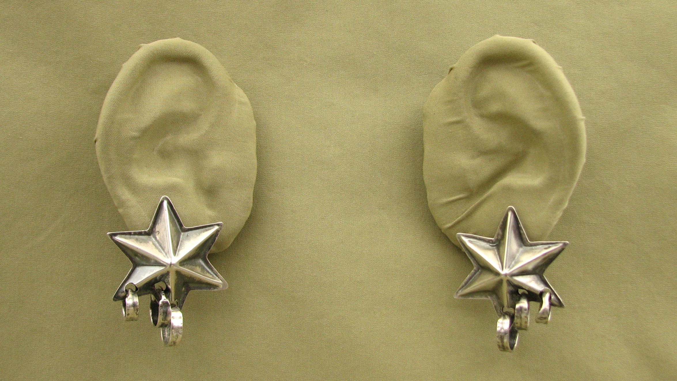 Pierced Star Earring (silver)