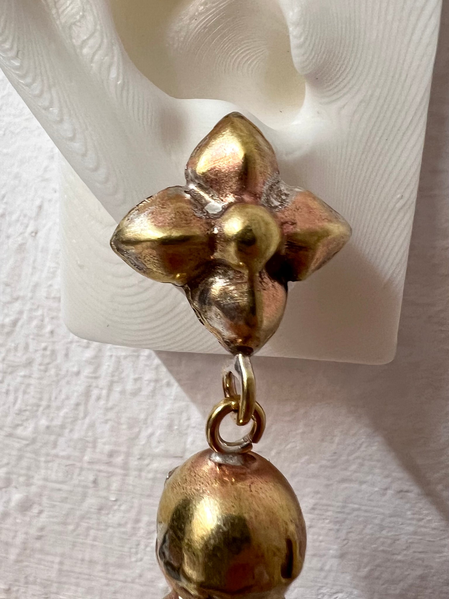 Brass Pendulum Earring