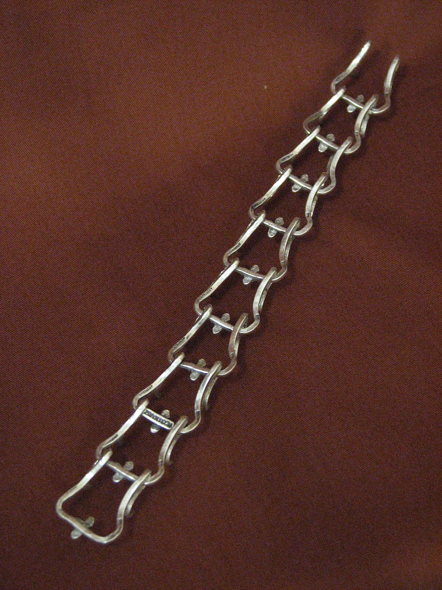 Silver Crown of Thorns Bracelet