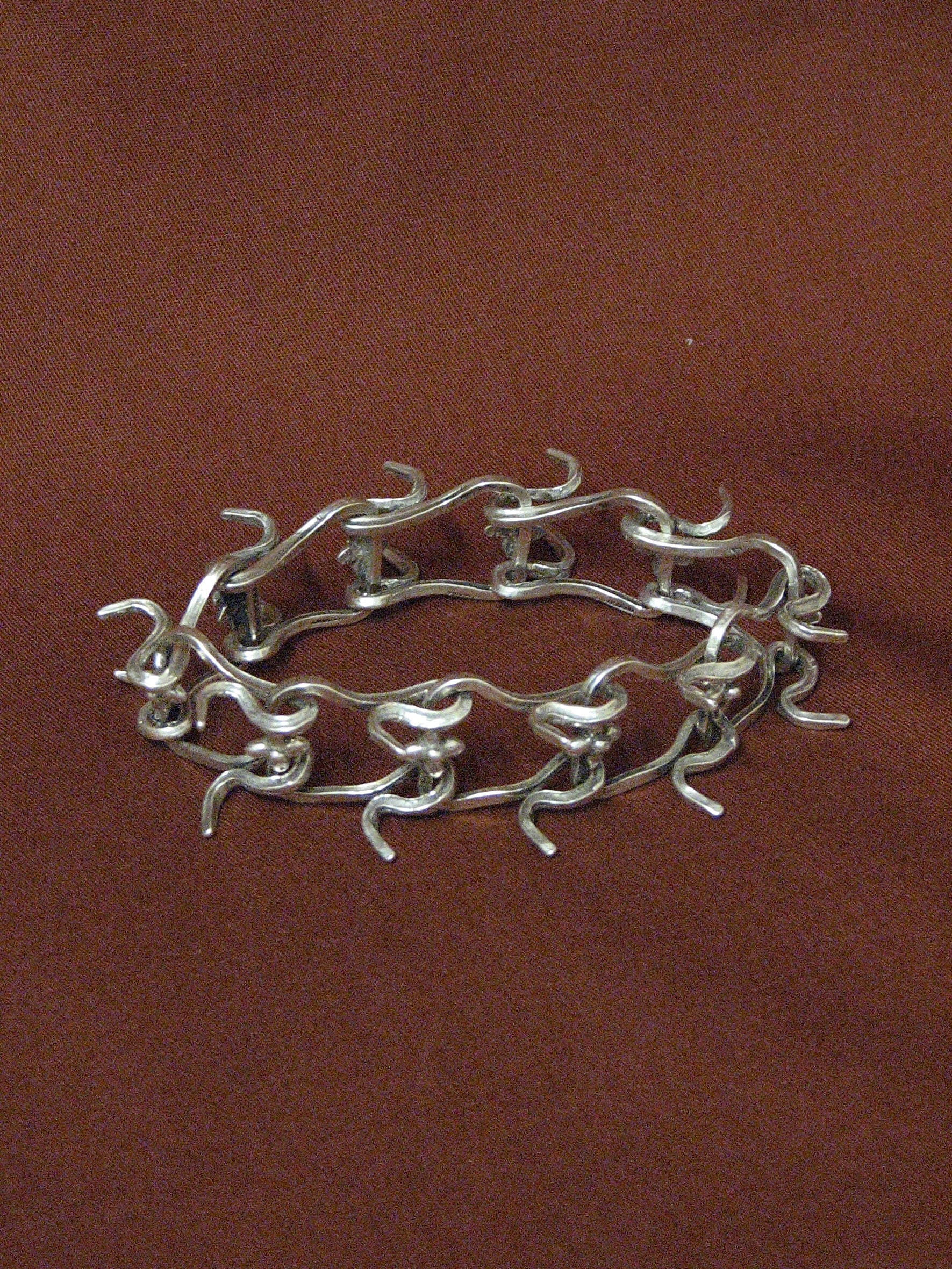 Crown of Thorns Bracelet (Silver)