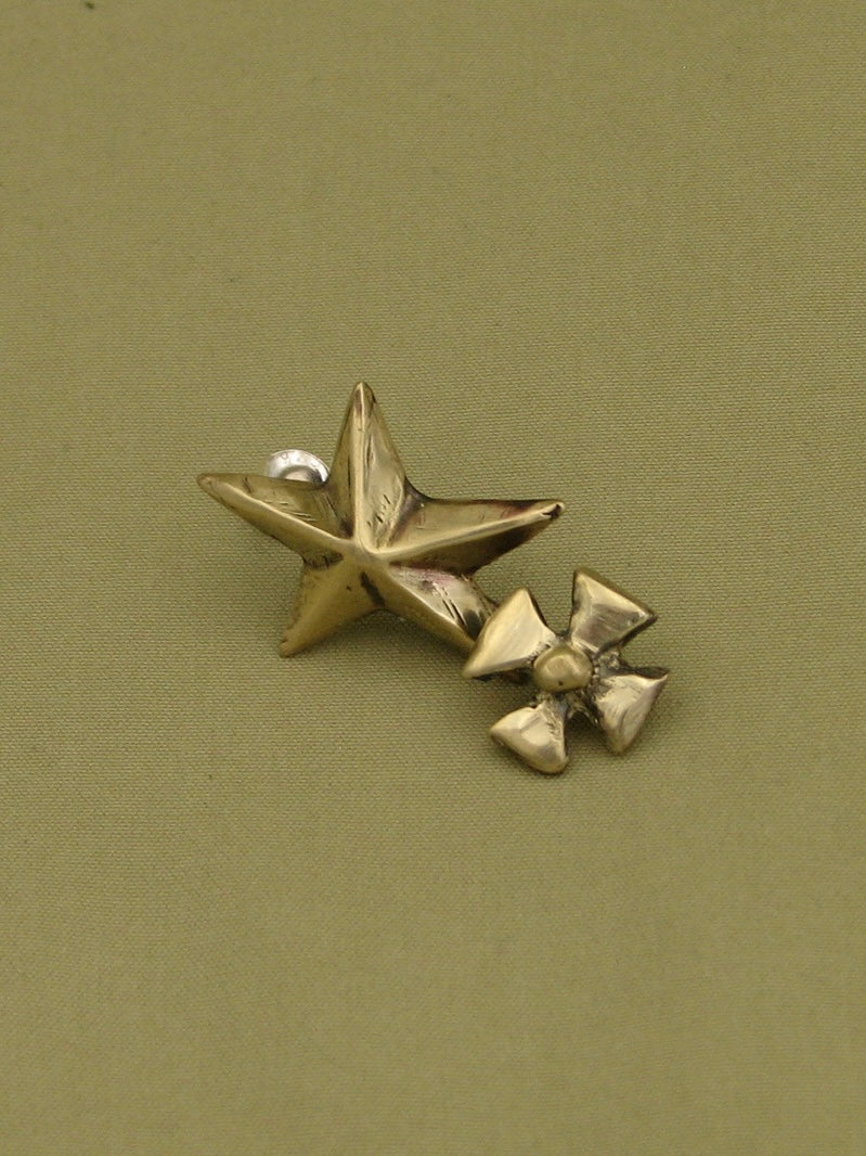 Superstar Earring (brass)