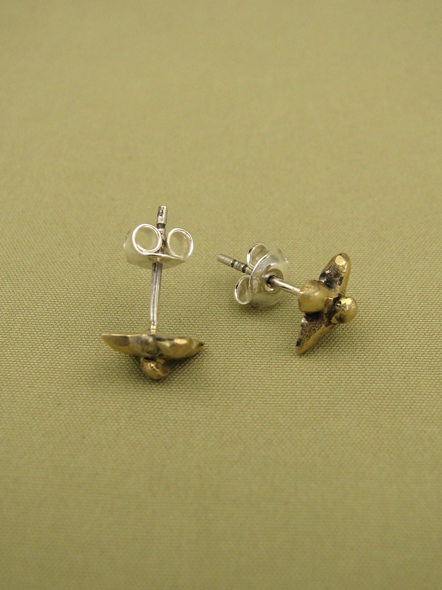 Flower Earrings (Brass)