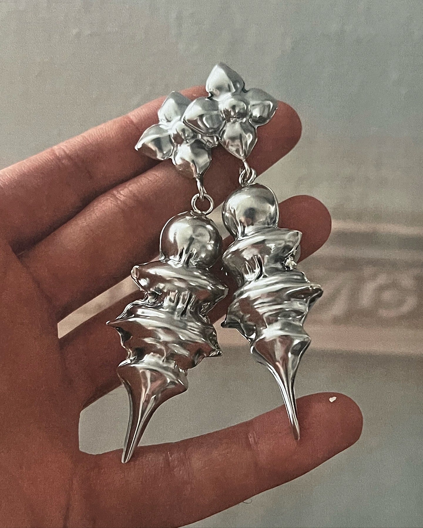 Pendulum Earrings (Silver)