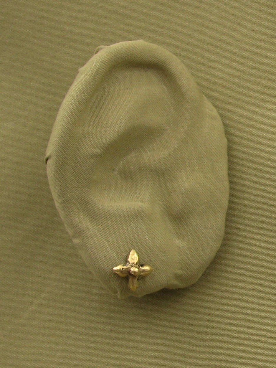 Flower Earrings (Brass)