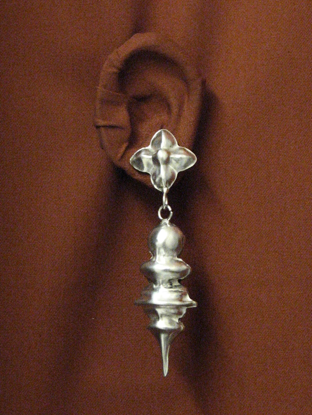 Silver Pendulum Earring