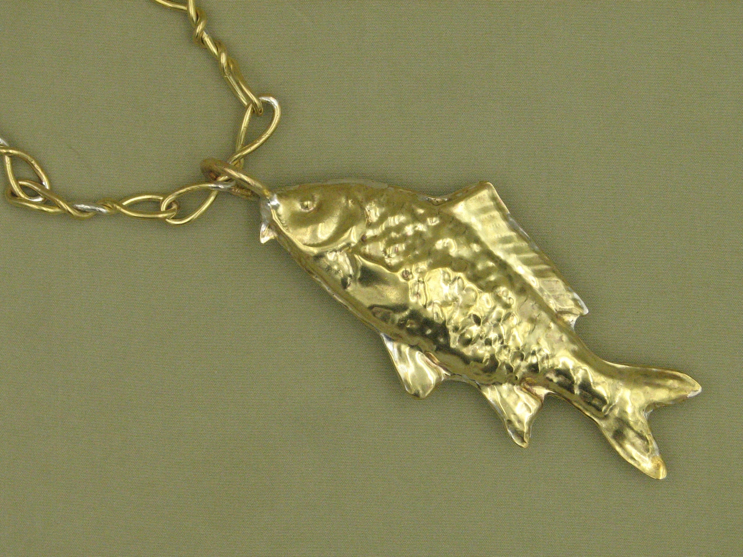 Carp Necklace (Brass)